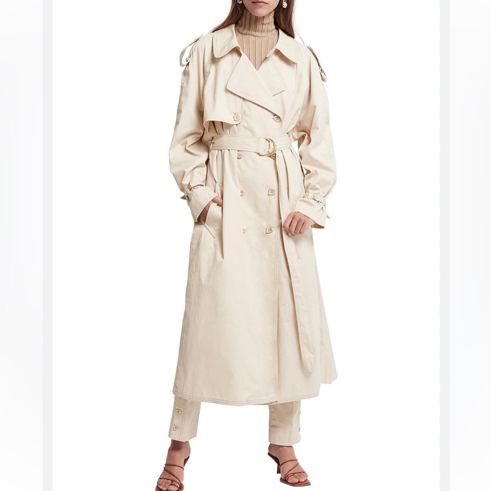 Aje prima pleat trench coat - Picture 1 of 6